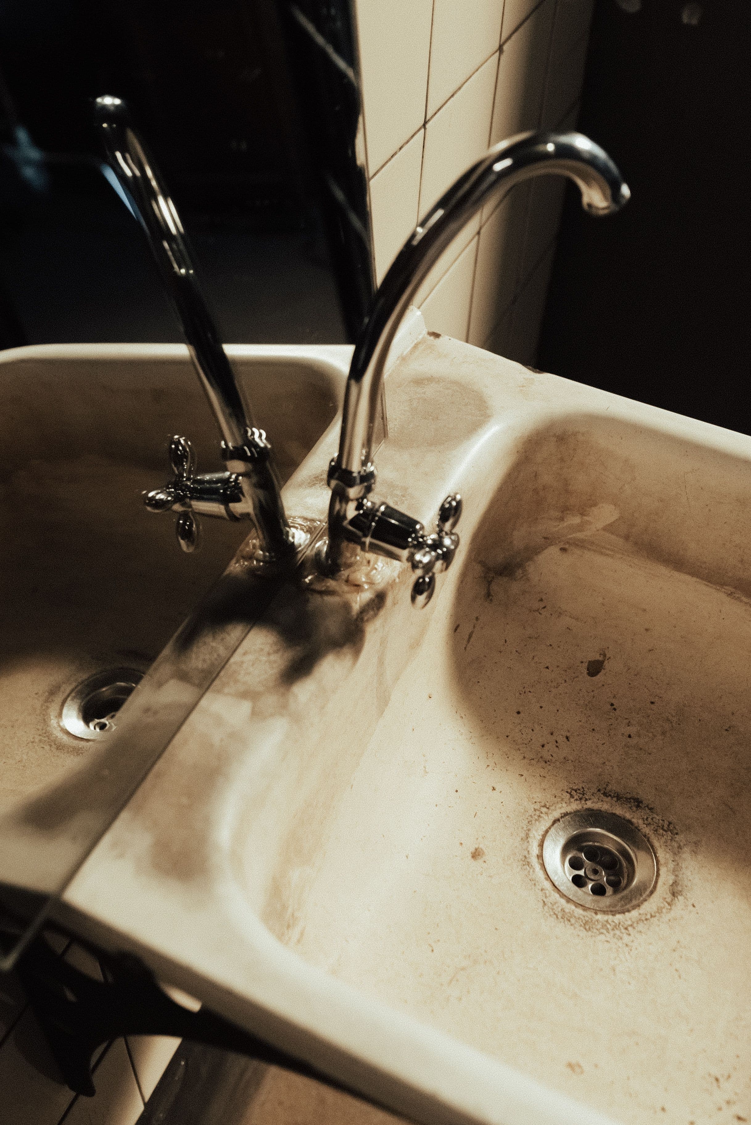 Commercial Washroom Deep Clean — before